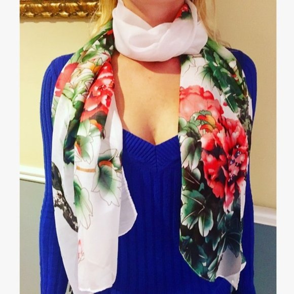Floral Scarf - A New Day